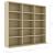 Dulap pentru CD-uri, stejar Sonoma, 102 x 23 x 89,5 cm, PAL GartenMobel Dekor