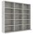 Dulap pentru CD-uri, gri beton, 102 x 23 x 89,5 cm, PAL GartenMobel Dekor