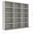 Dulap pentru CD-uri, gri beton, 102 x 23 x 89,5 cm, PAL GartenMobel Dekor