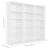 Dulap pentru CD-uri, alb extralucios, 102 x 23 x 89,5 cm, PAL GartenMobel Dekor