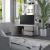 Comodă TV, gri beton, 80 x 34 x 36 cm, PAL GartenMobel Dekor
