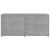 Comodă TV, gri beton, 80 x 34 x 36 cm, PAL GartenMobel Dekor