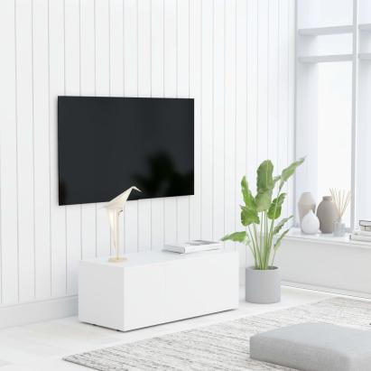Comodă TV, alb, 80 x 34 x 30 cm, PAL GartenMobel Dekor
