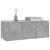 Comodă TV, gri beton, 80 x 34 x 30 cm, PAL  GartenMobel Dekor
