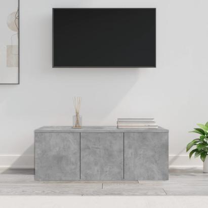Comodă TV, gri beton, 80 x 34 x 30 cm, PAL  GartenMobel Dekor