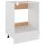 Dulap pentru cuptor, alb, 60 x 46 x 81,5 cm, PAL GartenMobel Dekor