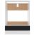 Dulap pentru cuptor, negru, 60 x 46 x 81,5 cm, PAL GartenMobel Dekor