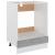 Dulap pentru cuptor, gri beton, 60 x 46 x 81,5 cm, PAL GartenMobel Dekor