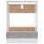 Dulap pentru cuptor, gri beton, 60 x 46 x 81,5 cm, PAL GartenMobel Dekor