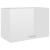 Dulap suspendat, alb extralucios, 60 x 31 x 40 cm, PAL GartenMobel Dekor