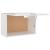 Dulap suspendat, alb extralucios, 60 x 31 x 40 cm, PAL GartenMobel Dekor