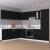 Dulap de frigider, negru, 60x57x207 cm, lemn prelucrat GartenMobel Dekor