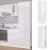 Dulap frigider, alb extralucios, 60x57x207 cm, lemn prelucrat GartenMobel Dekor