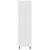 Dulap frigider, alb extralucios, 60x57x207 cm, lemn prelucrat GartenMobel Dekor