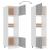 Dulap de cuptor cu microunde, gri beton, 60 x 57 x 207 cm, PAL GartenMobel Dekor