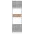Dulap de cuptor cu microunde, gri beton, 60 x 57 x 207 cm, PAL GartenMobel Dekor