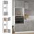 Dulap de cuptor cu microunde, gri beton, 60 x 57 x 207 cm, PAL GartenMobel Dekor