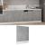 Panou frontal mașină spălat vase, gri beton, 59,5x3x67 cm PAL GartenMobel Dekor