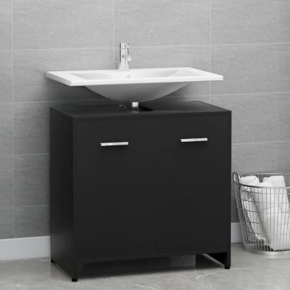 Dulap de baie, negru, 60 x 33 x 61 cm, PAL GartenMobel Dekor