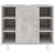 Dulap de baie, gri beton, 60 x 32 x 53,5 cm, PAL GartenMobel Dekor