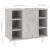 Dulap de baie, gri beton, 60 x 32 x 53,5 cm, PAL GartenMobel Dekor