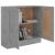 Bibliotecă, gri beton, 82,5 x 30,5 x 80 cm, PAL GartenMobel Dekor