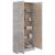Bibliotecă, gri beton, 82,5 x 30,5 x 185,5 cm, PAL GartenMobel Dekor