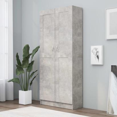 Bibliotecă, gri beton, 82,5 x 30,5 x 185,5 cm, PAL GartenMobel Dekor