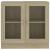 Dulap cu vitrină, stejar Sonoma, 82,5 x 30,5 x 80 cm, PAL GartenMobel Dekor