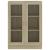 Dulap cu vitrină, stejar Sonoma, 82,5 x 30,5 x 115 cm, PAL GartenMobel Dekor