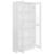 Dulap cu vitrină, alb, 82,5 x 30,5 x 185,5 cm, PAL GartenMobel Dekor