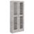 Dulap cu vitrină, gri beton, 82,5 x 30,5 x 185,5 cm, PAL GartenMobel Dekor