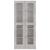 Dulap cu vitrină, gri beton, 82,5 x 30,5 x 185,5 cm, PAL GartenMobel Dekor
