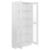 Dulap cu vitrină, alb extralucios, 82,5 x 30,5 x 185,5 cm, PAL GartenMobel Dekor