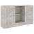 Servantă, gri beton, 120 x 30,5 x 70 cm, PAL GartenMobel Dekor