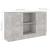 Servantă, gri beton, 120 x 30,5 x 70 cm, PAL GartenMobel Dekor