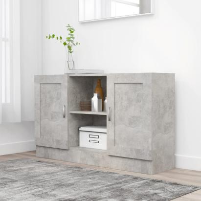 Servantă, gri beton, 120 x 30,5 x 70 cm, PAL GartenMobel Dekor