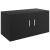 Dulap montat pe perete, negru, 80x39x40 cm, PAL GartenMobel Dekor
