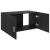 Dulap montat pe perete, negru, 80x39x40 cm, PAL GartenMobel Dekor