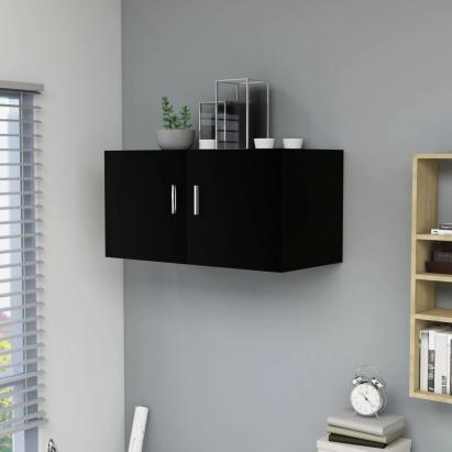Dulap montat pe perete, negru, 80x39x40 cm, PAL GartenMobel Dekor