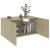 Dulap montat pe perete, stejar Sonoma, 80 x 39 x 40 cm, PAL GartenMobel Dekor