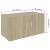 Dulap montat pe perete, stejar Sonoma, 80 x 39 x 40 cm, PAL GartenMobel Dekor