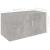 Dulap montat pe perete, gri beton, 80 x 39 x 40 cm, PAL GartenMobel Dekor