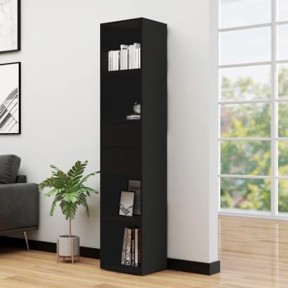 Bibliotecă, negru, 36 x 30 x 171 cm, PAL GartenMobel Dekor