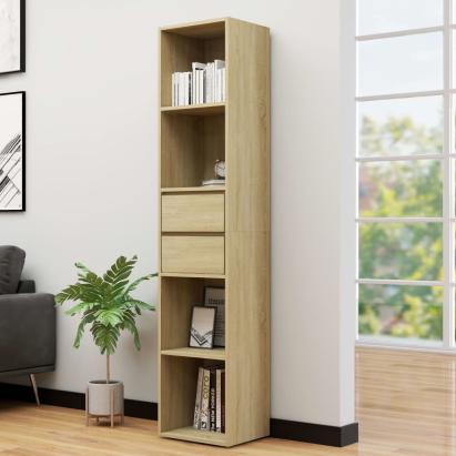 Bibliotecă, stejar Sonoma, 36 x 30 x 171 cm, PAL GartenMobel Dekor