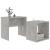 Set măsuțe de cafea, gri beton, 48 x 30 x 45 cm, PAL   GartenMobel Dekor