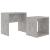Set măsuțe de cafea, gri beton, 48 x 30 x 45 cm, PAL   GartenMobel Dekor