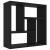 Raft de perete, negru, 45,1 x 16 x 45,1 cm, PAL GartenMobel Dekor