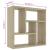 Raft de perete, stejar Sonoma, 45,1x16x45,1 cm, PAL GartenMobel Dekor