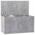 Cufăr de depozitare, gri beton, 84x42x46 cm, lemn compozit GartenMobel Dekor